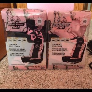 Real tree Pink Camo Seat Covers